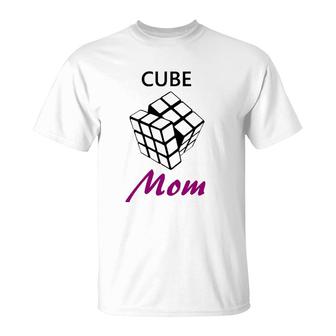Speed Cube Cuber Mom Women Puzzle Cubing Mother Gift T-Shirt | Mazezy