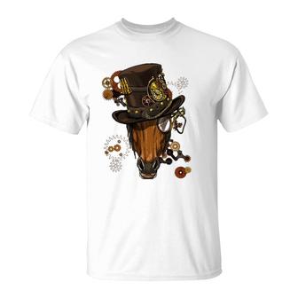 Steampunk Horse Steampunk Lovers Gift For Women & Men T-Shirt | Mazezy