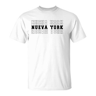 Straight Outta Nueva York Spanish New York City T-Shirt | Mazezy