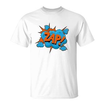 Superhero Rare Power Zap Pow Bam T-Shirt | Mazezy