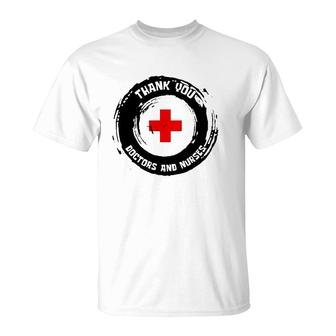 Thank You Doctors And Nurses T-Shirt | Mazezy