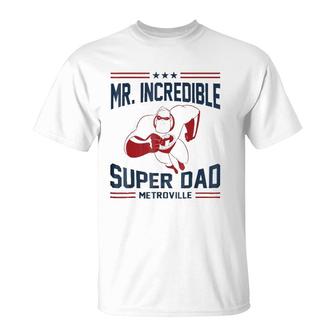 The Incredibles Mr Super Dad Metroville T-Shirt | Mazezy AU