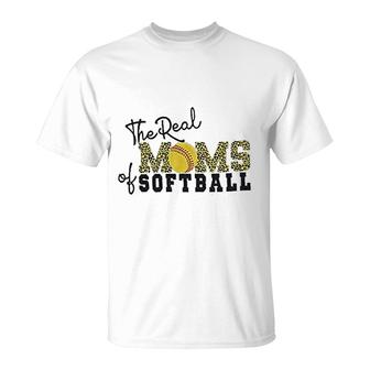 The Real Mom Of Softball T-Shirt | Mazezy