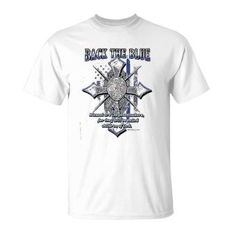 Thin Blue Line Law Enforcement Gear For Men T-Shirt | Mazezy