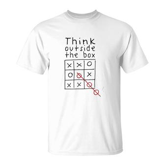 Think Outside The Box T-Shirt | Mazezy