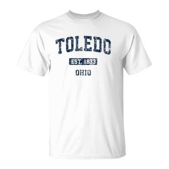 Toledo Ohio Oh Vintage Design T-Shirt | Mazezy