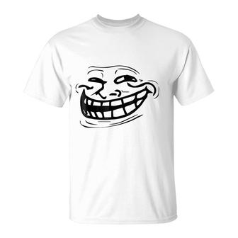 Troll Face You Mad Bro Funny T-Shirt | Mazezy