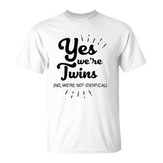 Twins Partner Twin Siblings Raglan Baseball Tee T-Shirt | Mazezy AU
