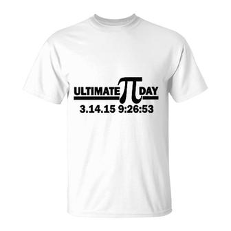 Ultimate Pi Day Black Nerdy Science T-Shirt | Mazezy