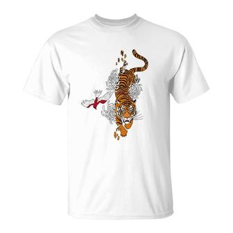 Unique Japanese Wild Spirit Tiger My Spirit Animal T-Shirt | Mazezy