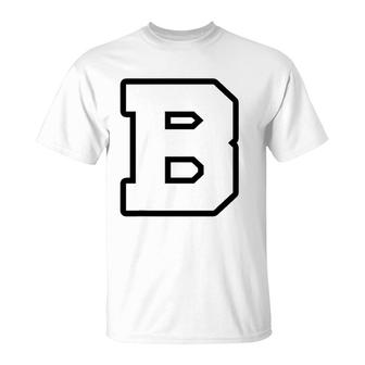 Varsity Letterman  B High School Or College T-Shirt