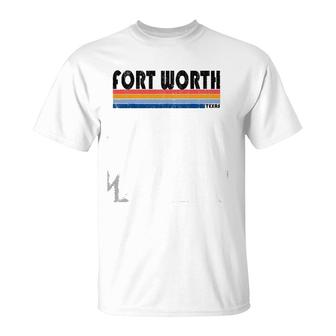 Vintage 1980S Style Fort Worth Tx T-Shirt | Mazezy