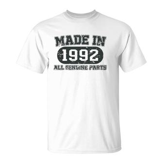 Vintage 1992 Humor 30 Years Old Bday Men Women 30Th Birthday T-Shirt | Mazezy