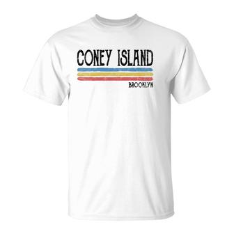Vintage Coney Island Nyc Brooklyn Gift Souvenir T-Shirt | Mazezy
