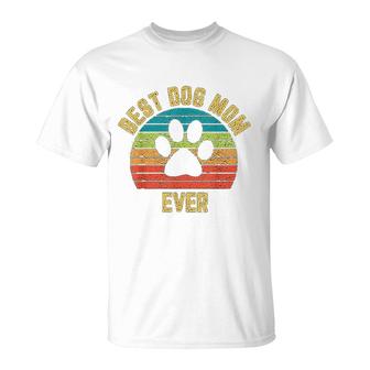 Vintage Dog Mom Dog Mom Mother Gift T-Shirt - Thegiftio UK