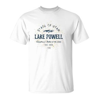 Vintage Retro Style Lake Powell T-Shirt | Mazezy