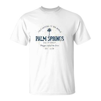 Vintage Retro Style Palm Springs T-Shirt | Mazezy