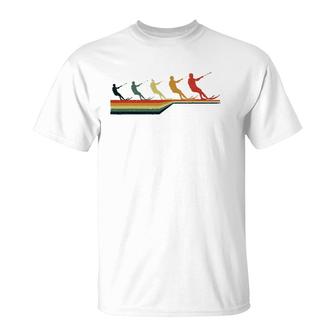 Vintage Retro Style Water Ski T-Shirt | Mazezy