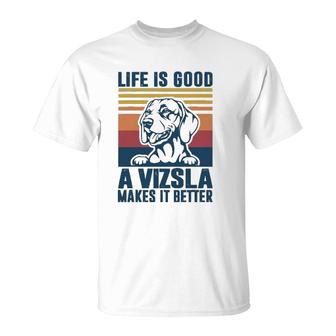 Vizsla Gifts For Women Men Dog Dad Dog Mom Hungarian Vizsla T-Shirt | Mazezy