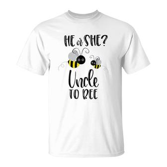 What Will It Bee Gender Reveal He Or She T-Shirt | Mazezy