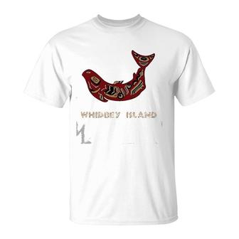 Whidbey Island Washington Native American Salmon Fishermen T-Shirt | Mazezy