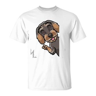 Wire-Haired Dachshund Dog Lovers Gift T-Shirt | Mazezy
