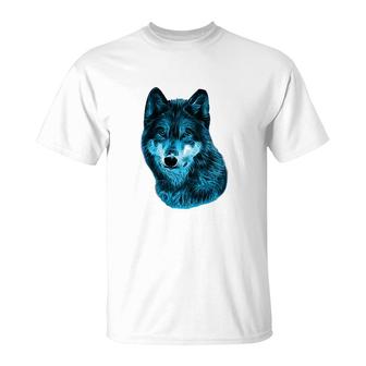 Wolf Blue T-Shirt | Mazezy
