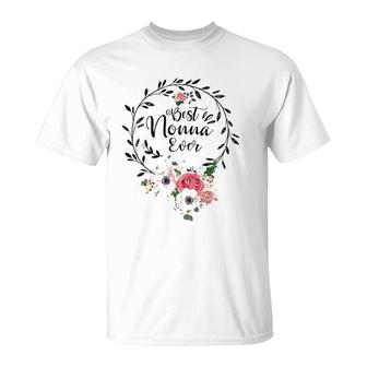 Womens Best Nonna Ever Mother's Day Gift Grandma T-Shirt | Mazezy