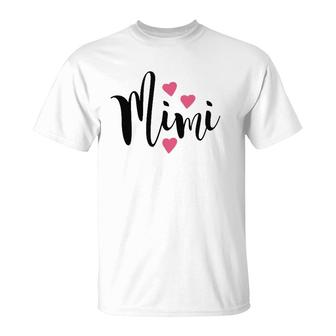 Womens Mimi Gift Southern Grandma Grandmother Gigi Birthday Gift T-Shirt | Mazezy