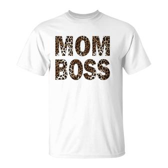 Womens Mom Boss Best Gift For Mom T-Shirt | Mazezy