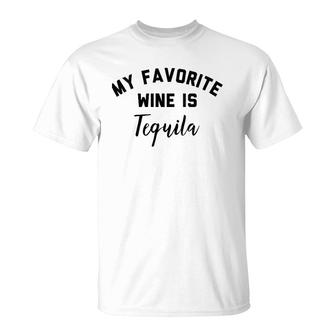 Womens My Favorite Wine Is Tequila Mamacita Needs A Margarita V-Neck T-Shirt | Mazezy
