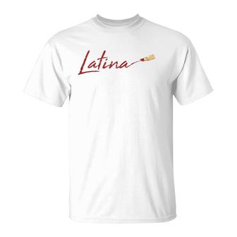 Womens Proud Latina Cool Spanish Girl Pride Hispanic Women Gift T-Shirt | Mazezy