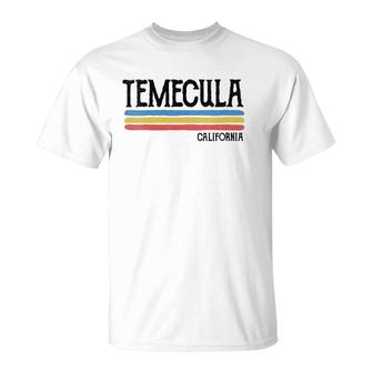 Womens Vintage Temecula California Ca Souvenir Gift V-Neck T-Shirt | Mazezy