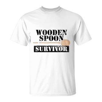 Wooden Spoon Survivor T-Shirt | Mazezy