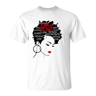 Word Art Hairchristian Fashion Gifts T-Shirt | Mazezy
