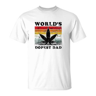 Worlds Dopest Dad T-Shirt | Mazezy DE