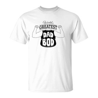 World's Greatest Dad Bod For Father's Day T-Shirt | Mazezy DE