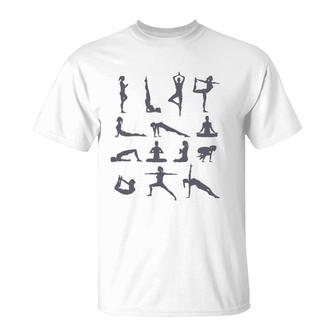 Yoga Teacher Gifts Yoga Poses & Postures Gift Ideas For Yoga Teachers & Practitioners Cl T-Shirt | Mazezy