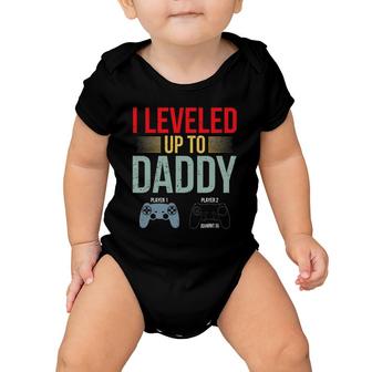 1St Time Dad Est 2022 New First Fathers Gaming Daddy 2022 Gift Baby Onesie | Mazezy