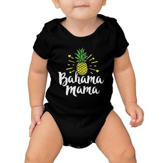 Bahama Mama Pineapple Aloha Beach Hawaii Vacation Baby Onesie | Mazezy