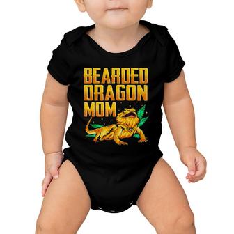 Bearded Dragon Mom Mothers's Day Birthday Gifts Baby Onesie | Mazezy