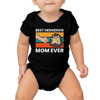 Best Hedgehog Mom Ever Love Hedgehogs Baby Onesie | Mazezy