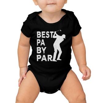 Best Pa By Par Father's Day Golf Gift Grandpa Baby Onesie | Mazezy