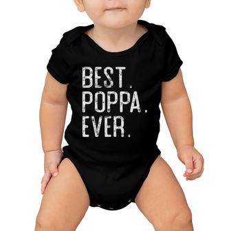 Best Poppa Ever Father's Day Gift For Poppa Baby Onesie | Mazezy