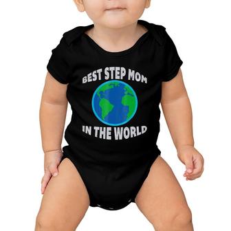 Best Step Mom In The World For Mother's Day Baby Onesie | Mazezy