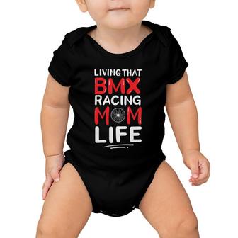 Bmx Racing Mom Mother's Day Baby Onesie | Mazezy