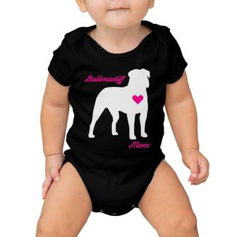 Bullmastiff Mom - Mother's Day Bull Mastiff Dog Baby Onesie | Mazezy