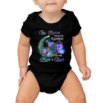 Butterfly This Mamaw Love Her Grandkids To The Moon And Back Baby Onesie | Mazezy
