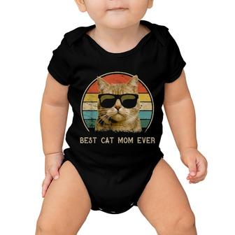 Cat Mom Mother's Day 2022 Best Cat Mom Ever Baby Onesie | Mazezy