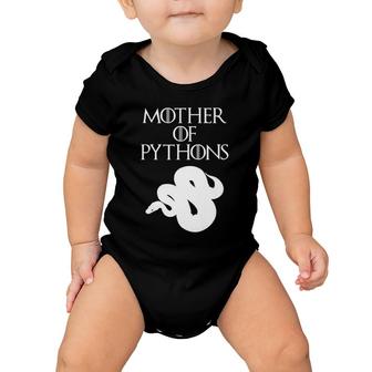Cute & Unique White Mother Of Pythons E010495 Ver2 Baby Onesie | Mazezy